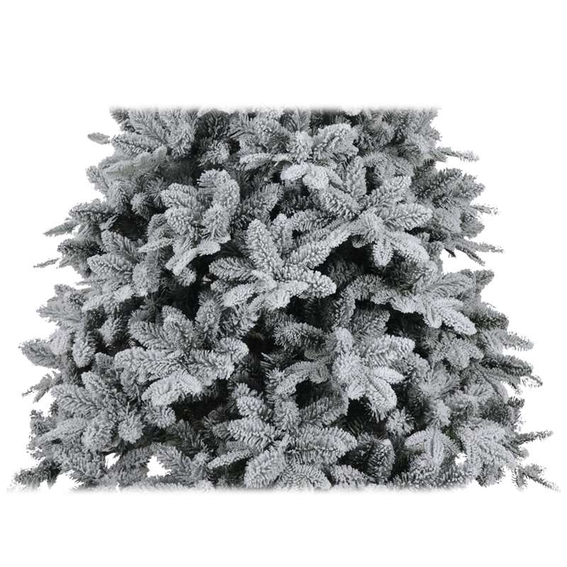 PVC Flocking Snowy Christmas Trees (with Lights) view 3