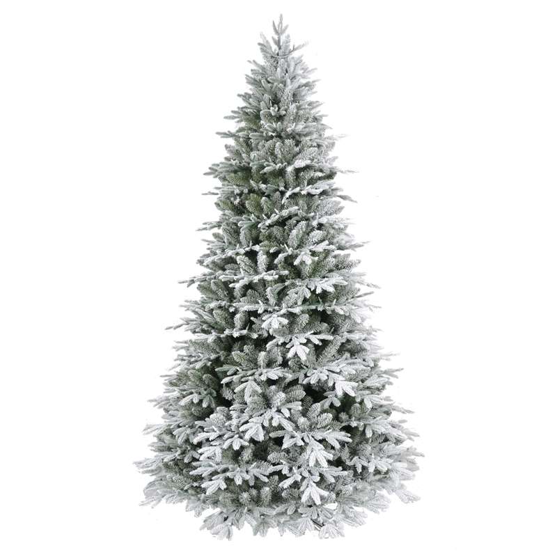 Artificial Pre-lit Christmas Tree Snow Flocked Xmas Pine Tree view 3