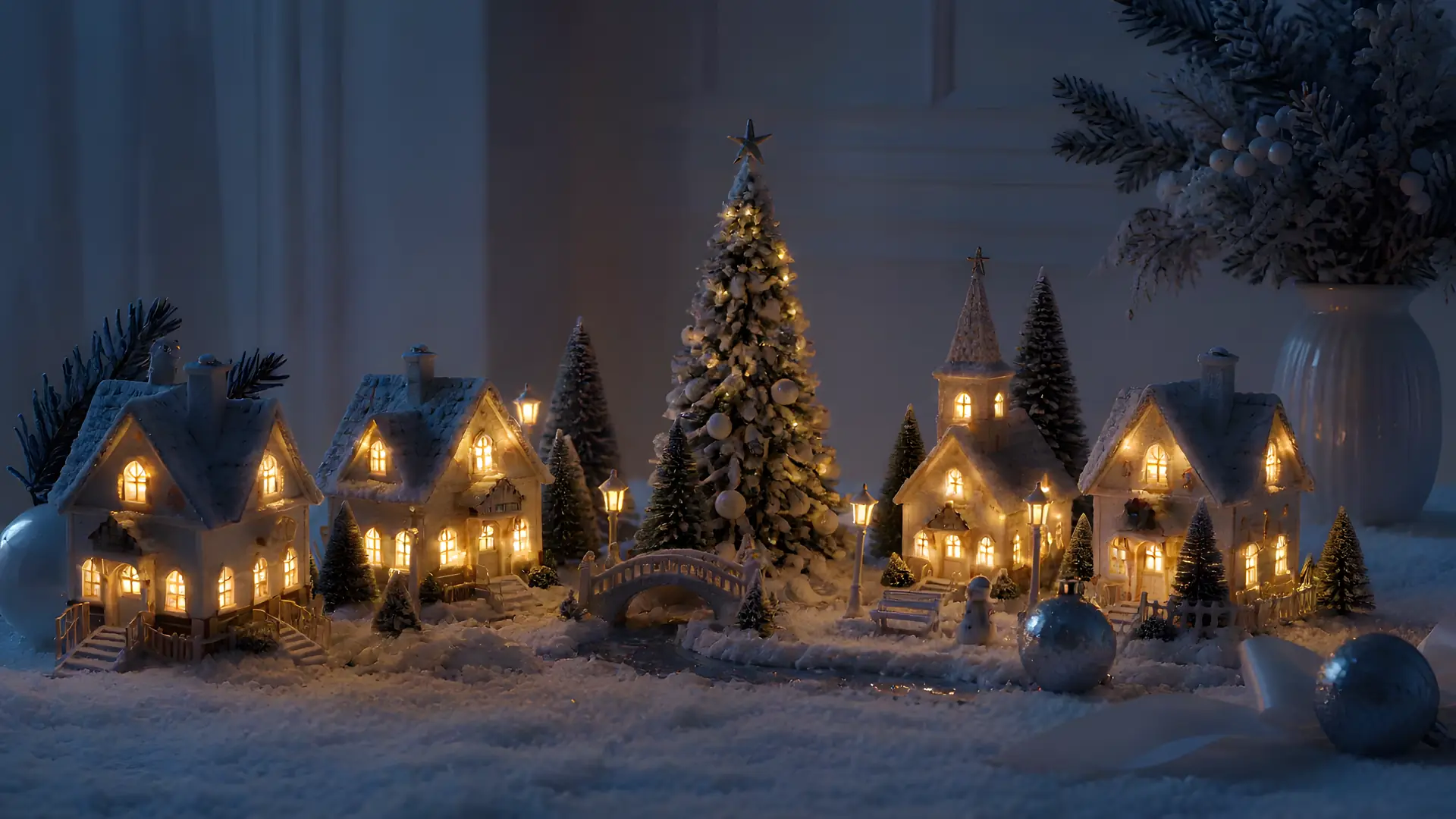 Pre-Lit Artificial Christmas Trees category cover