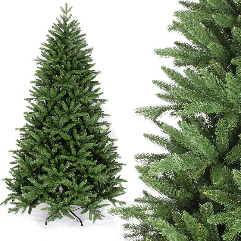 Green PVC PE Pointy Christmas Tree