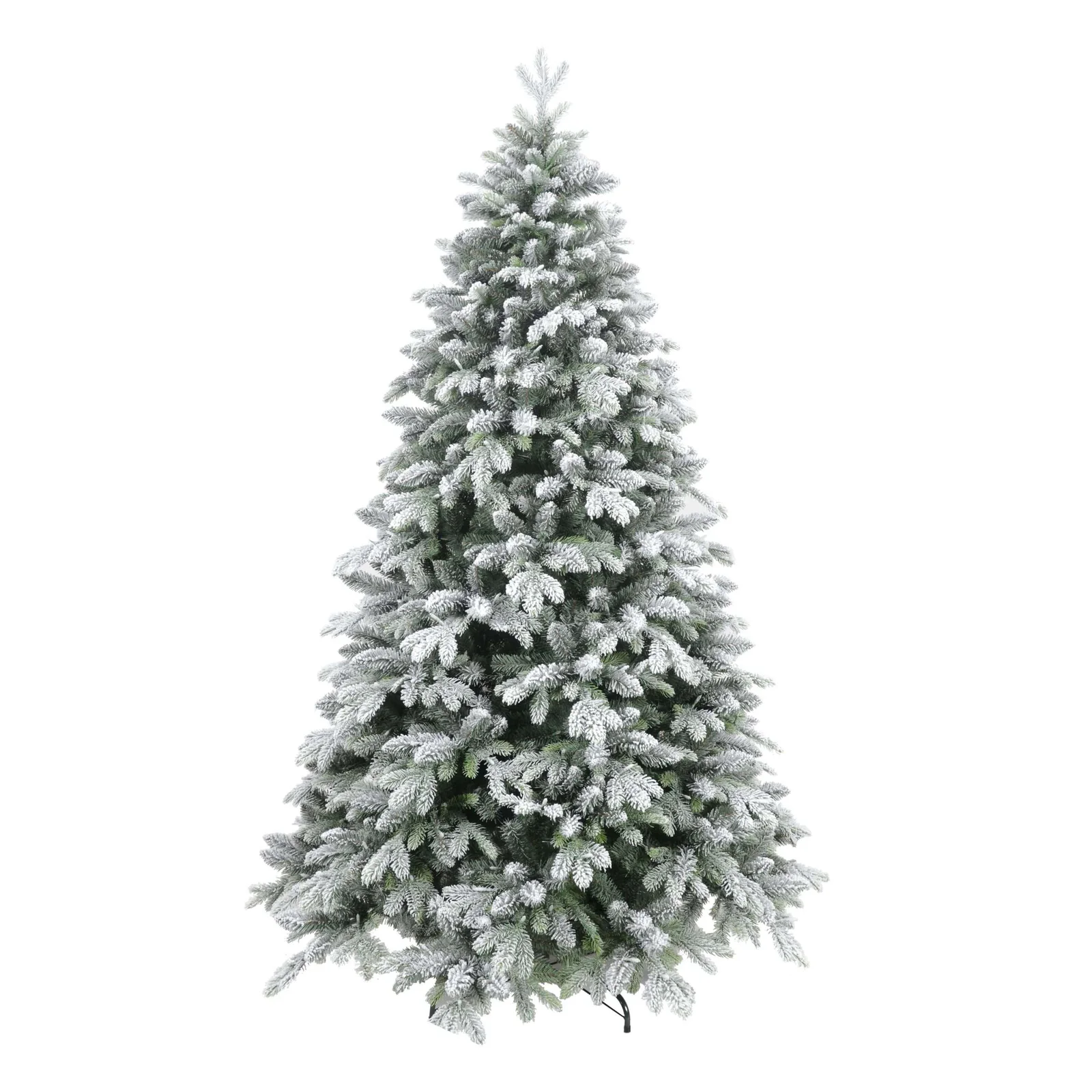 Premium Snow Flock PE PVC Artificial Christmas Trees