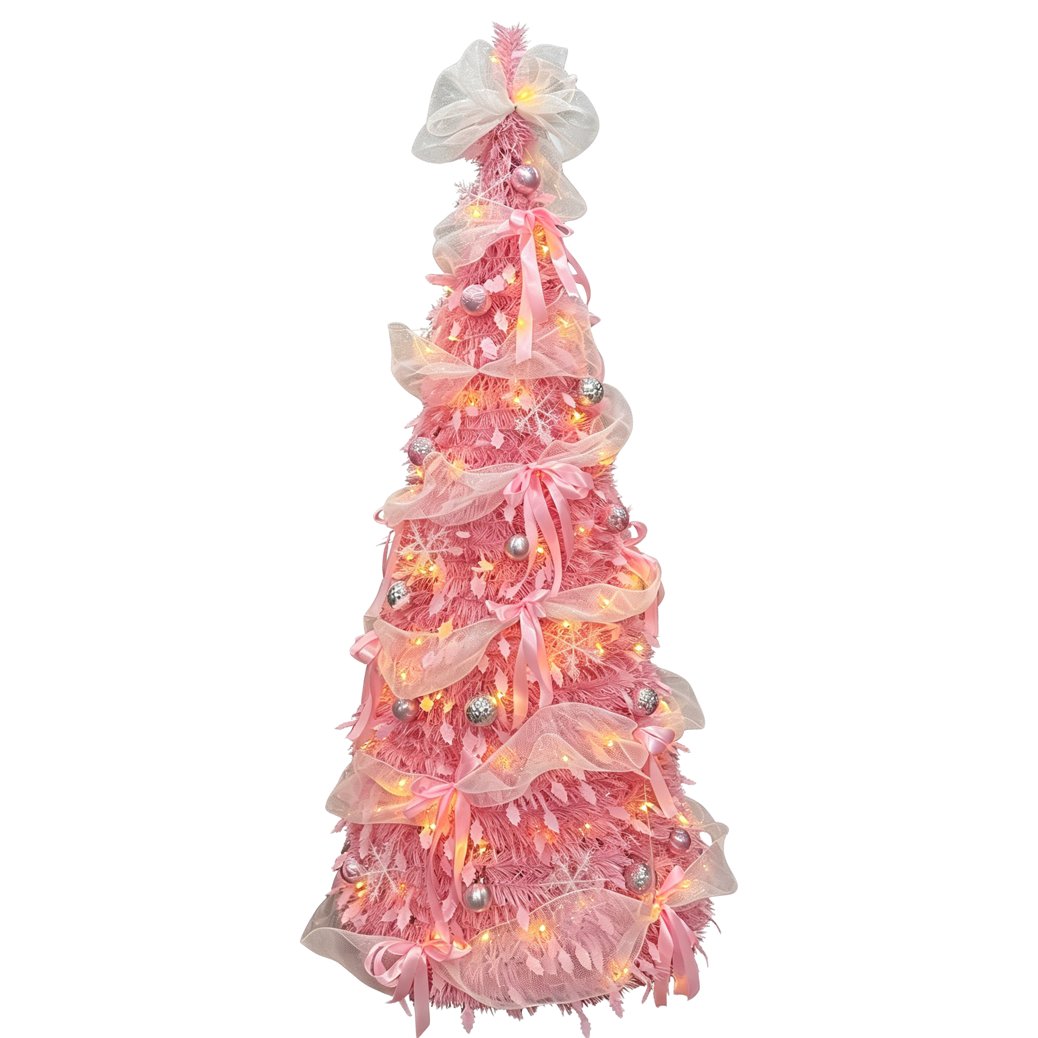 Hinged encrypted PE & PVC Christmas Tree