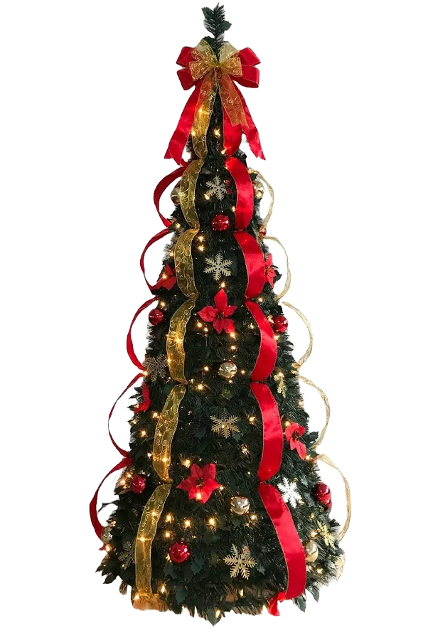 4FT Green PE & Pine Needle Christmas Tree