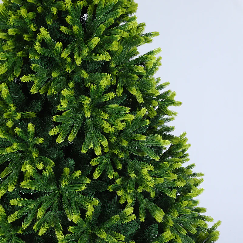 Double Color PE & PVC Mixed Hinged Christmas Tree
