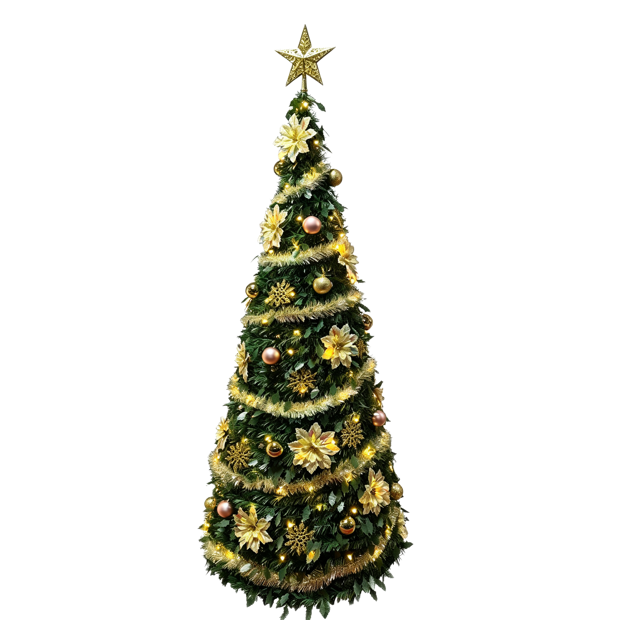 7ft Flocked Artificial PE PVC Christmas Tree