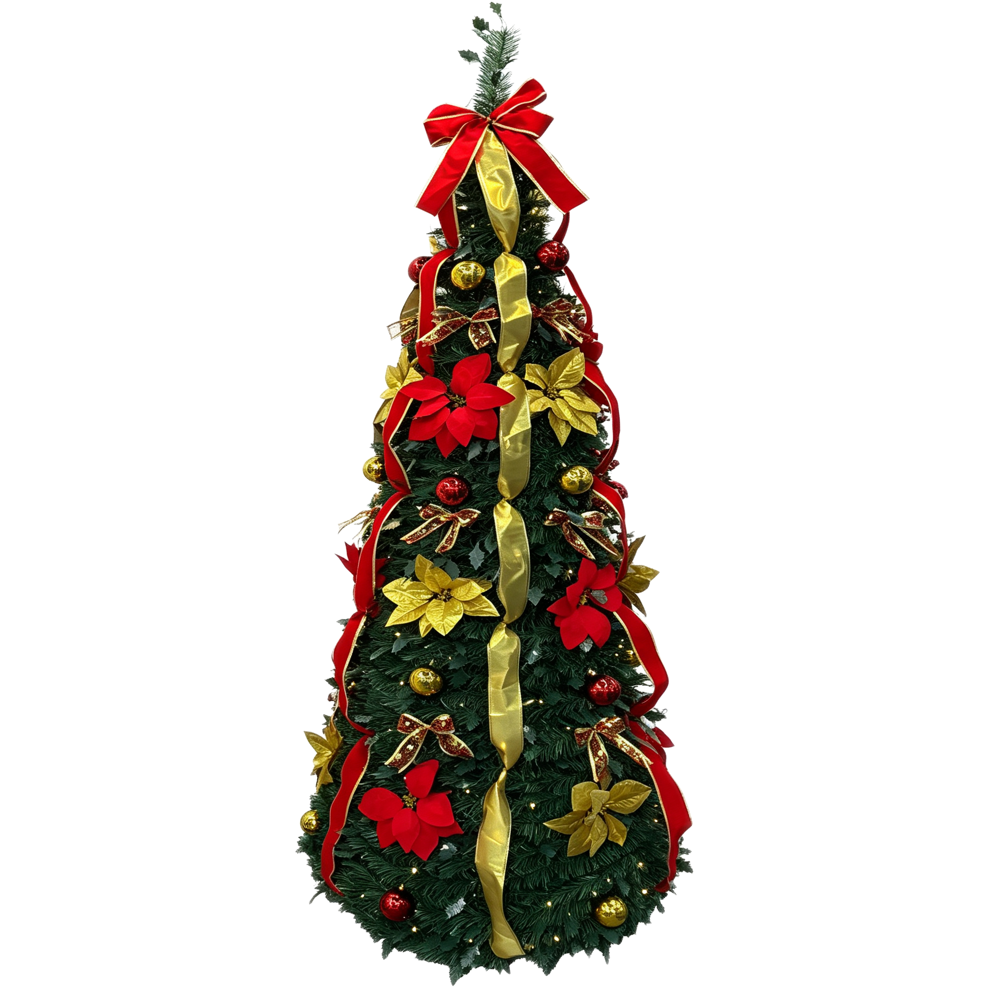 Green Pine Needle Christmas Wreath