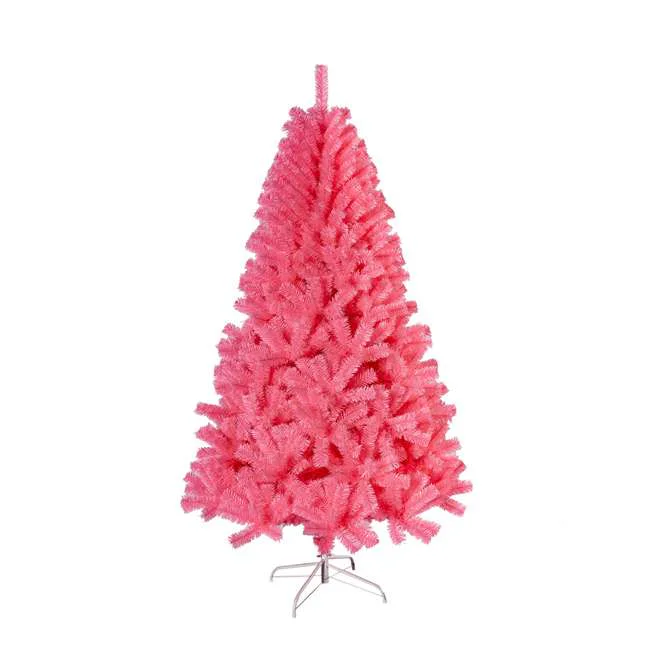Red PVC Artificial Christmas Tree