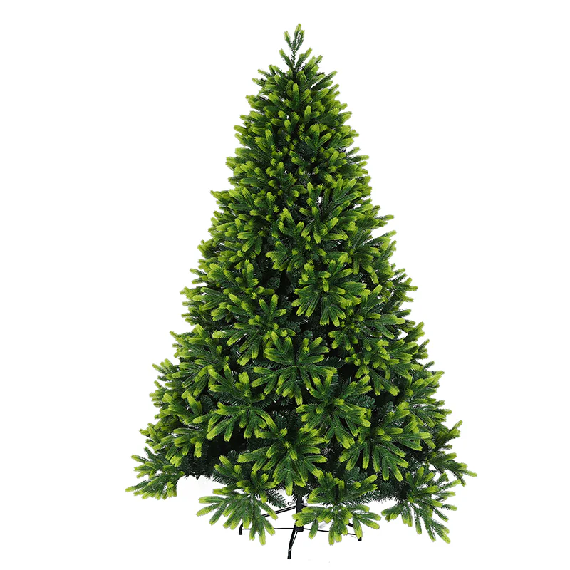 Double Color PE & PVC Mixed Hinged Christmas Tree