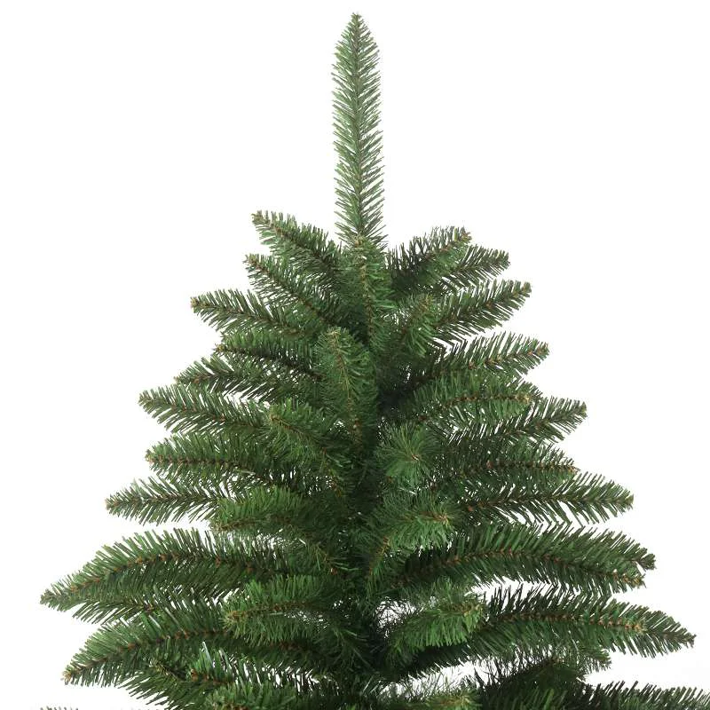 7 ft Hinged Green PVC Christmas Tree