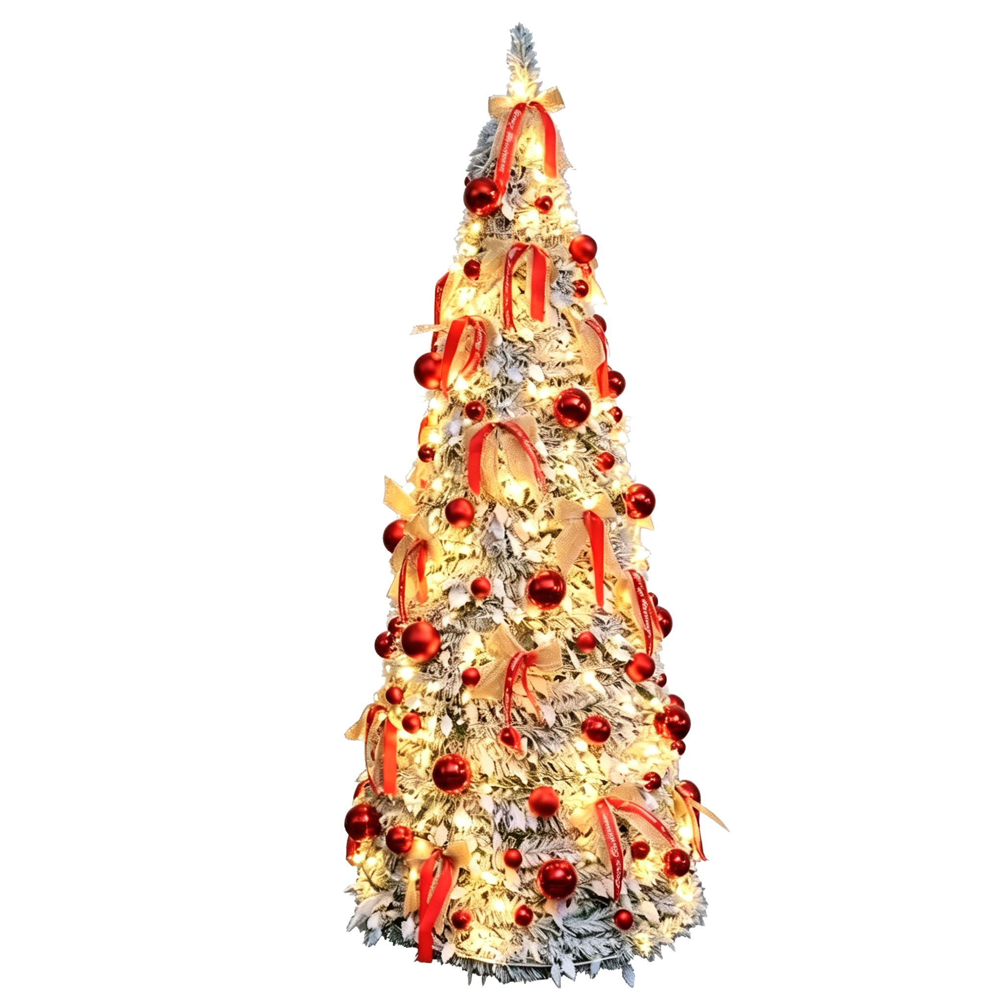 Pine Needle & PE Hinged Christmas Tree