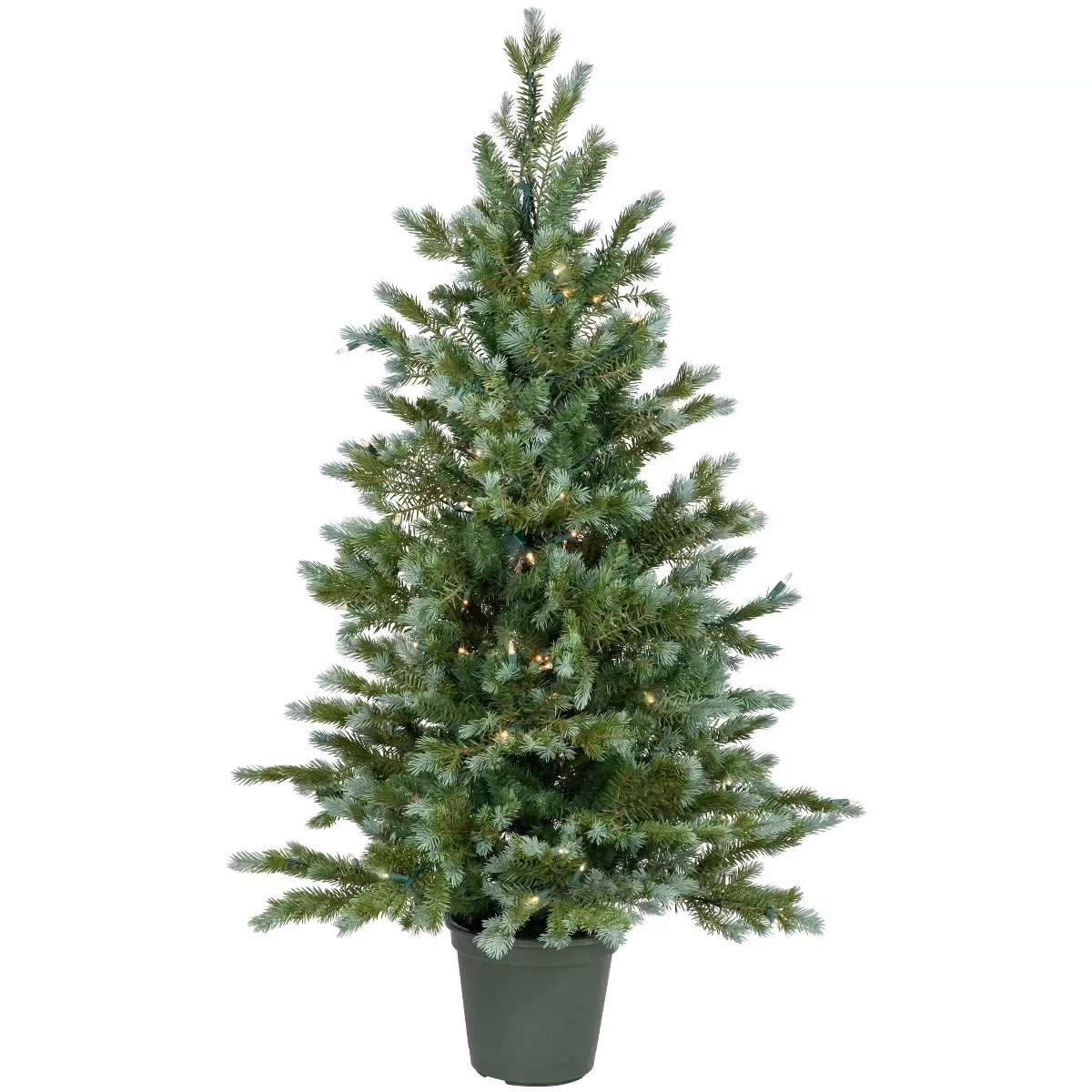 Double Color PE & PVC Tabletop Christmas Tree