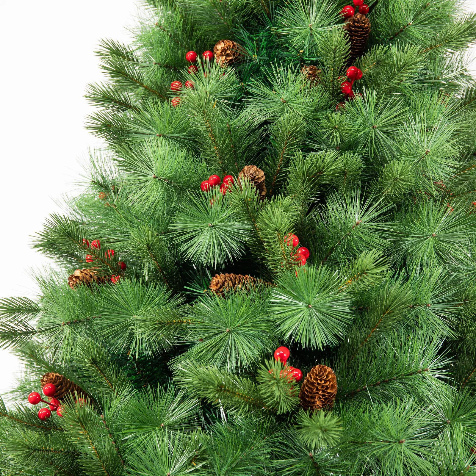 Pine Needle & PE Hinged Christmas Tree