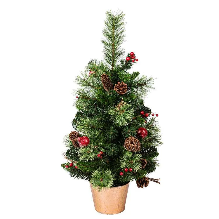 Tabletop PVC Pine Needle Christmas Tree