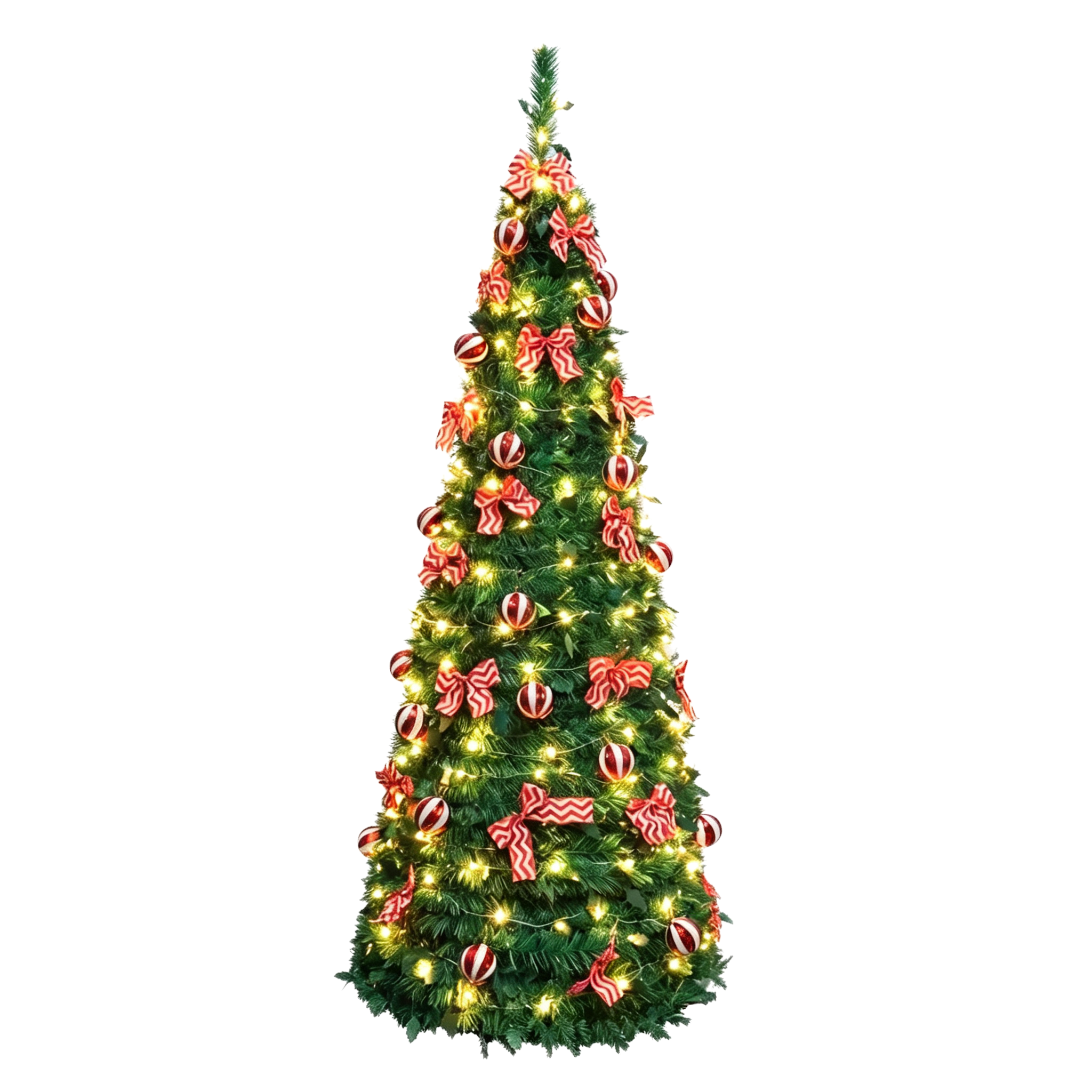 Flocked PE & PVC Christmas Tree