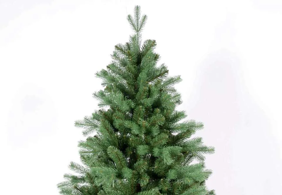 6 ft Hinged PE PVC Green Christmas Tree
