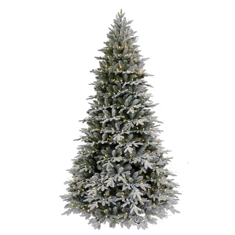 Artificial Pre-lit Christmas Tree Snow Flocked Christmas Pine Tree