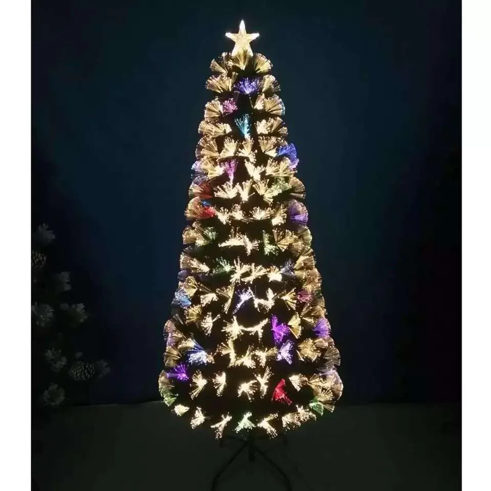 Christmas decorations colorful fiber optic Tree Christmas LED Tree
