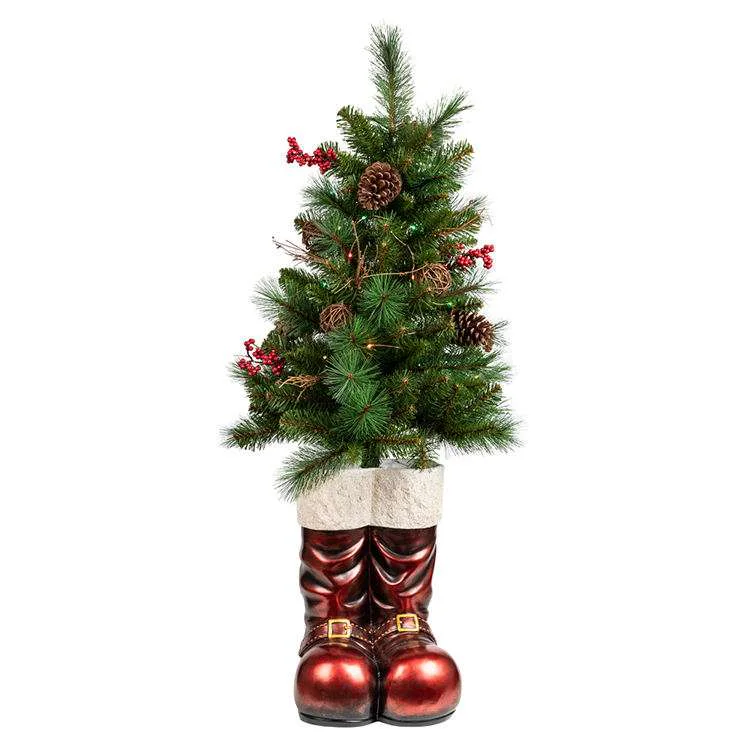 Shoe Shape Tabletop Christmas Tree