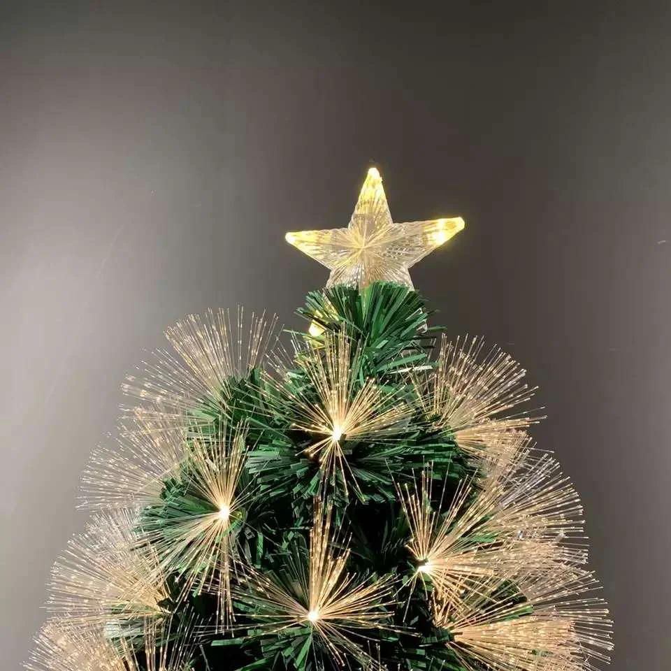 Prelit Christmas Decoration Fiber Optic Christmas Tree