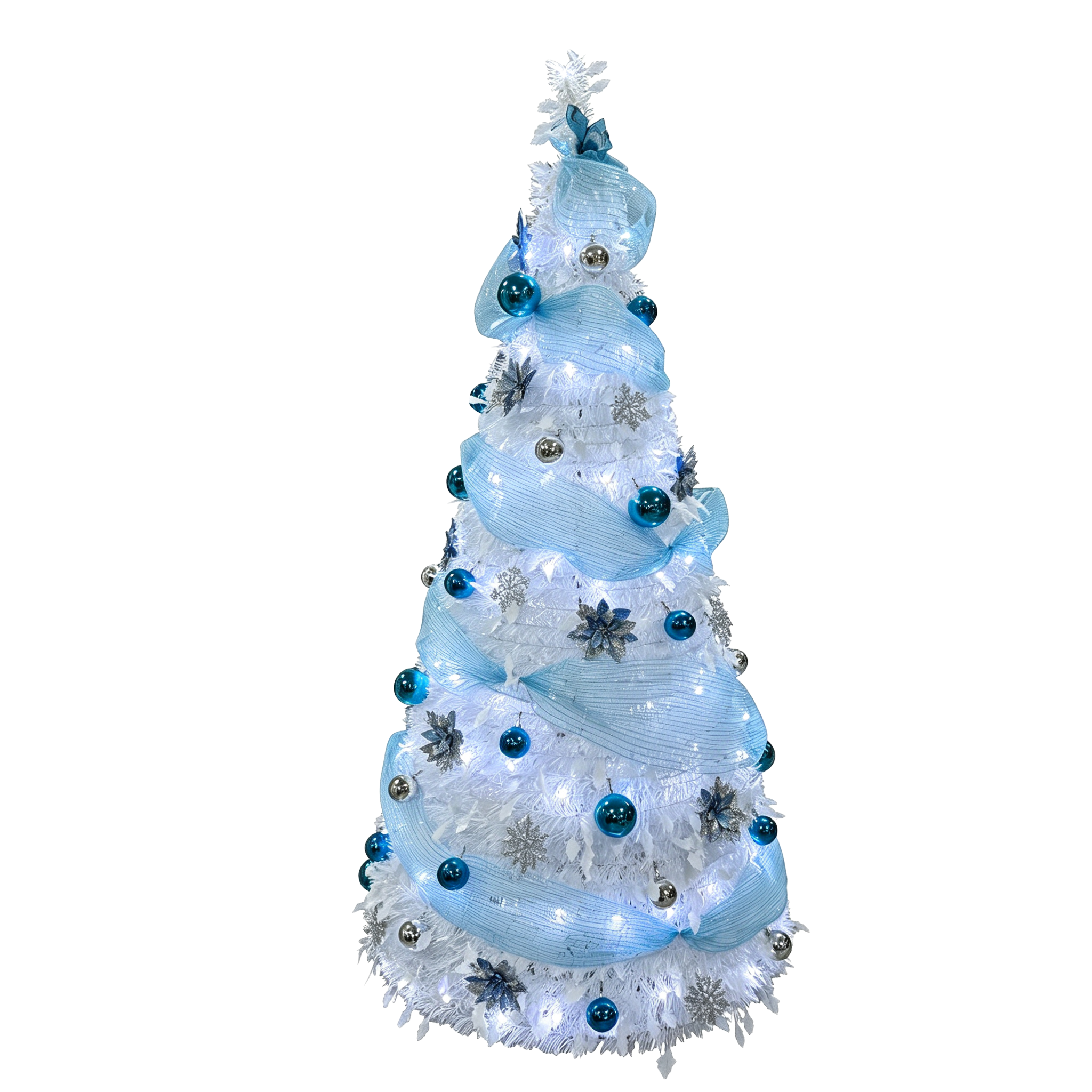 7ft PVC Hinged Christmas Tree