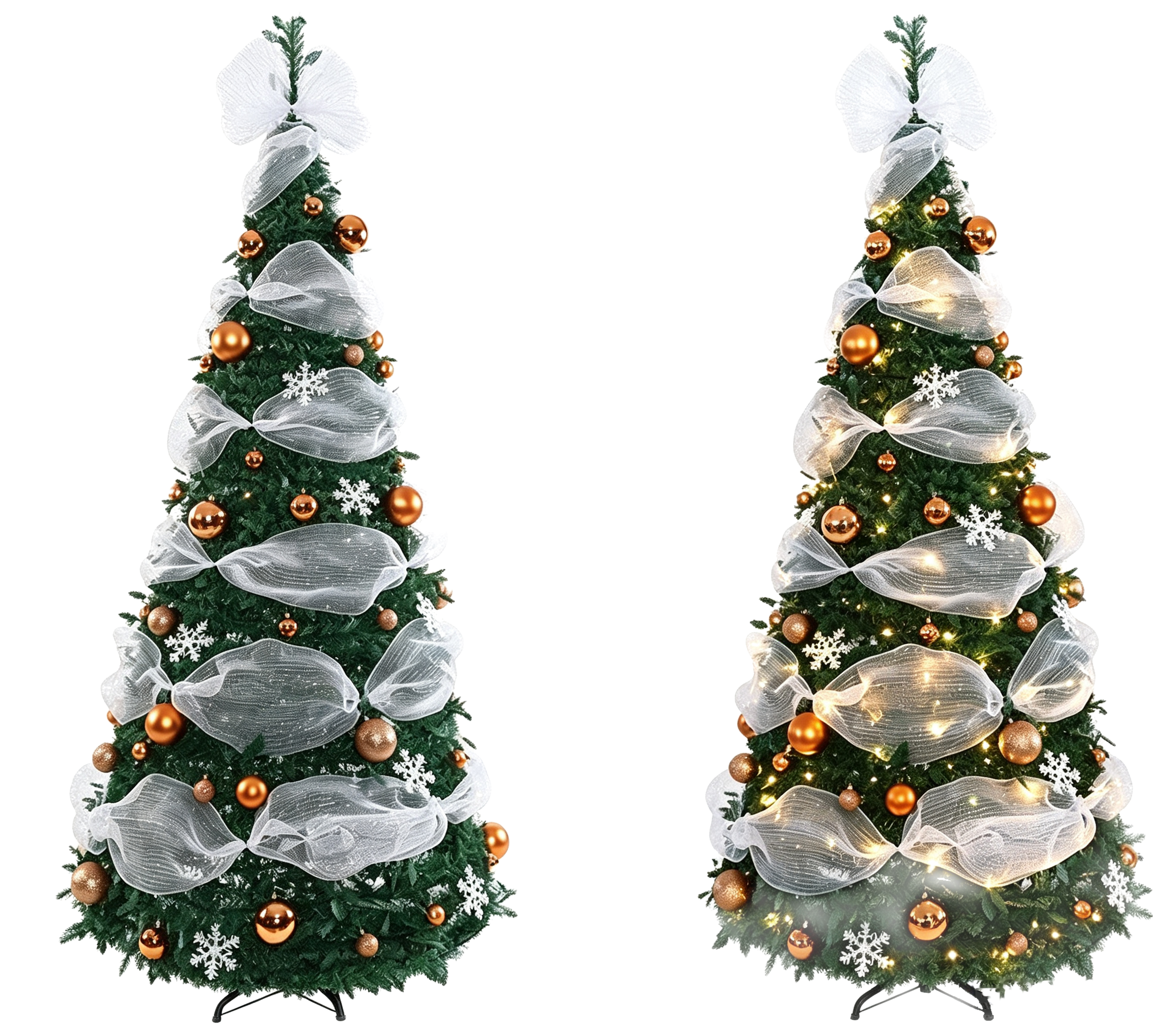 PE Mixed Tabletop Christmas Tree with Berries