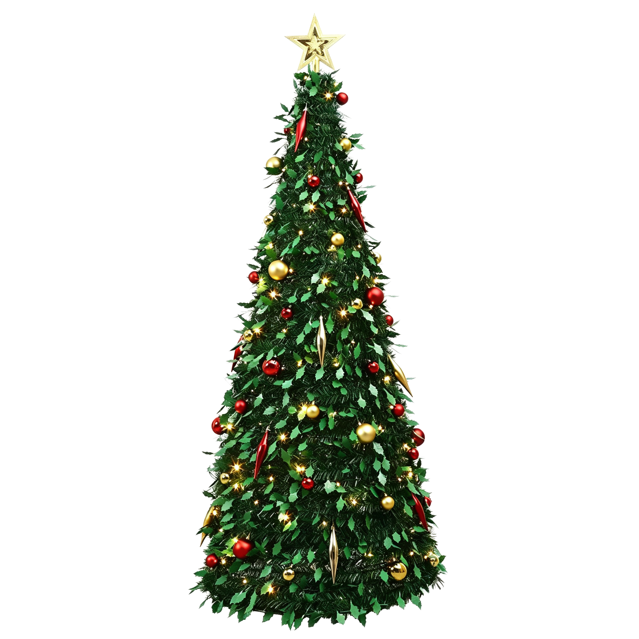 PE Hinged Christmas Tree with Good Density