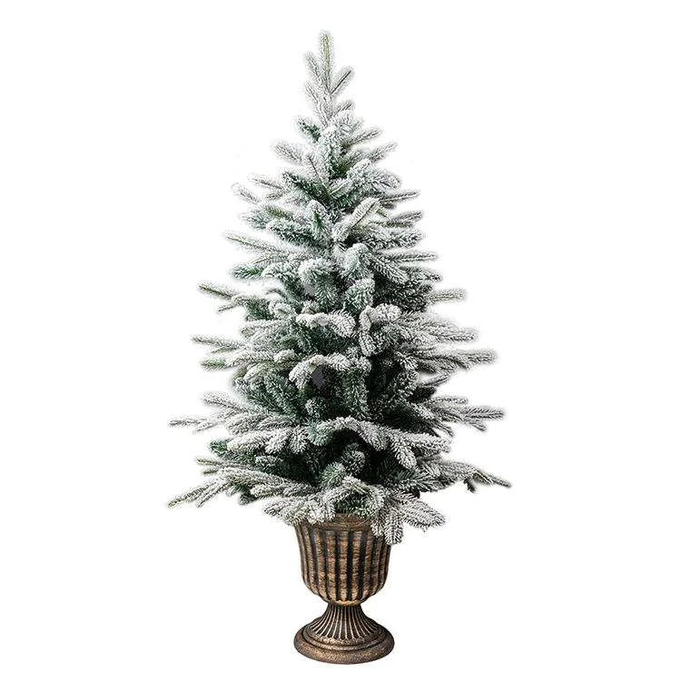 Flocked PE & PVC Christmas Tree