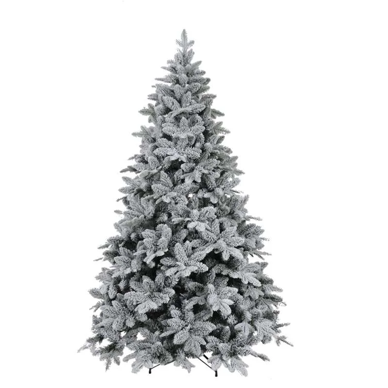 Classic Flocked PE & PVC Christmas Tree