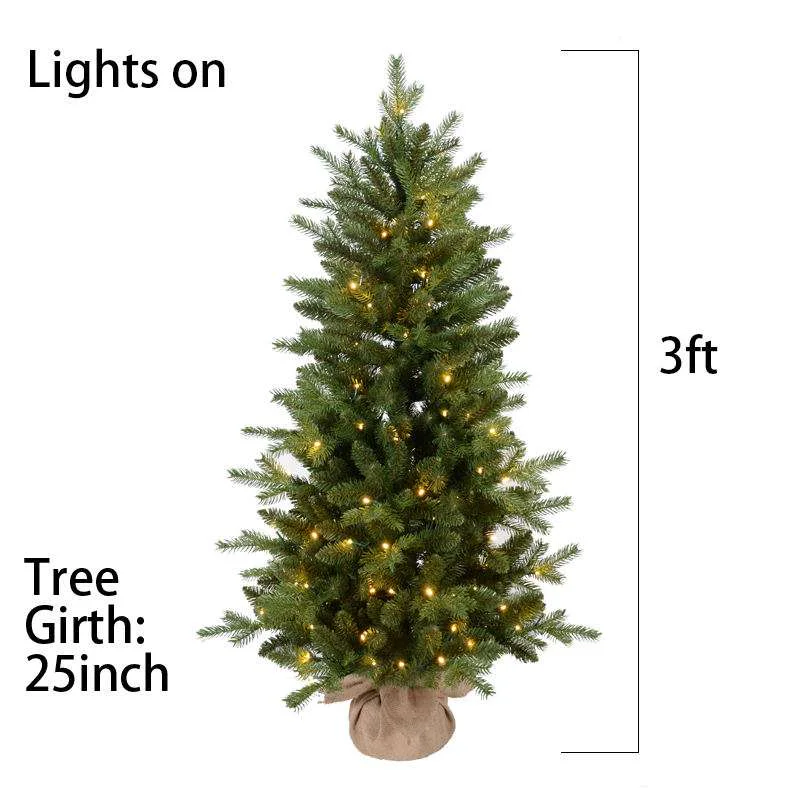 Tabletop PE & PVC Christmas Tree