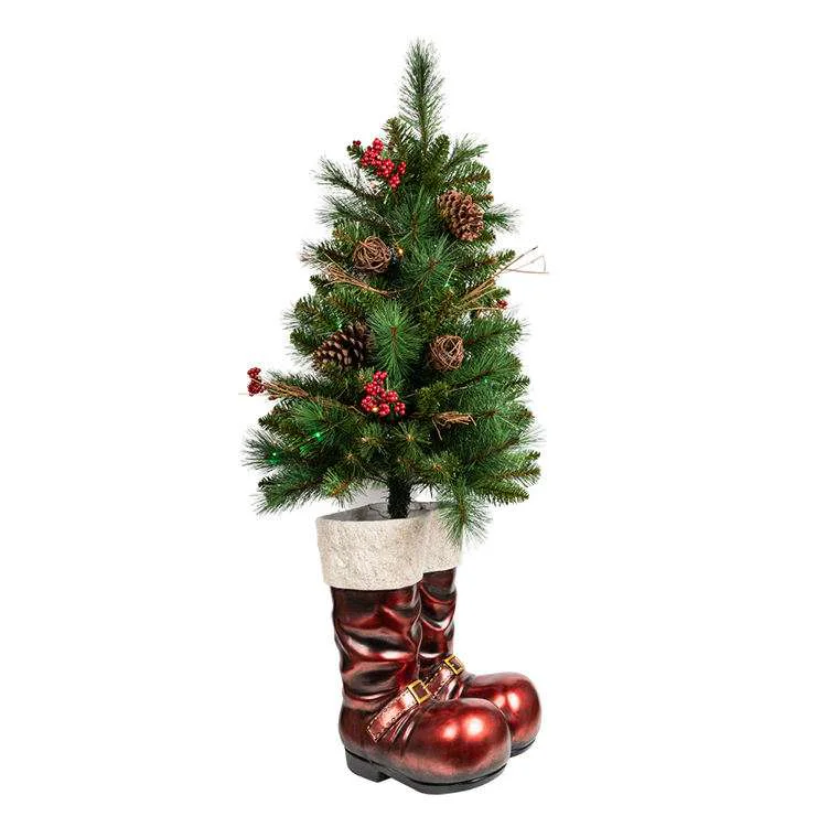 Shoe Shape Tabletop Christmas Tree