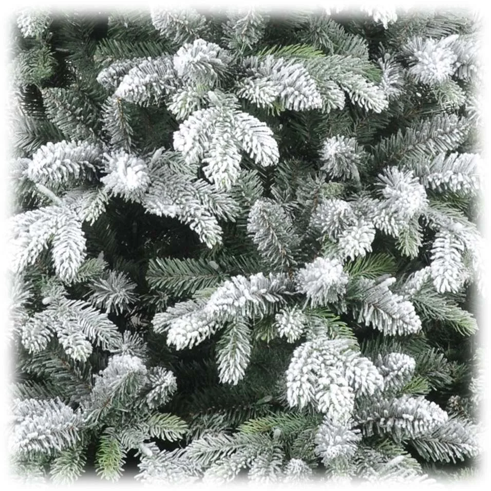 Premium Snow Flock PE PVC Artificial Christmas Trees